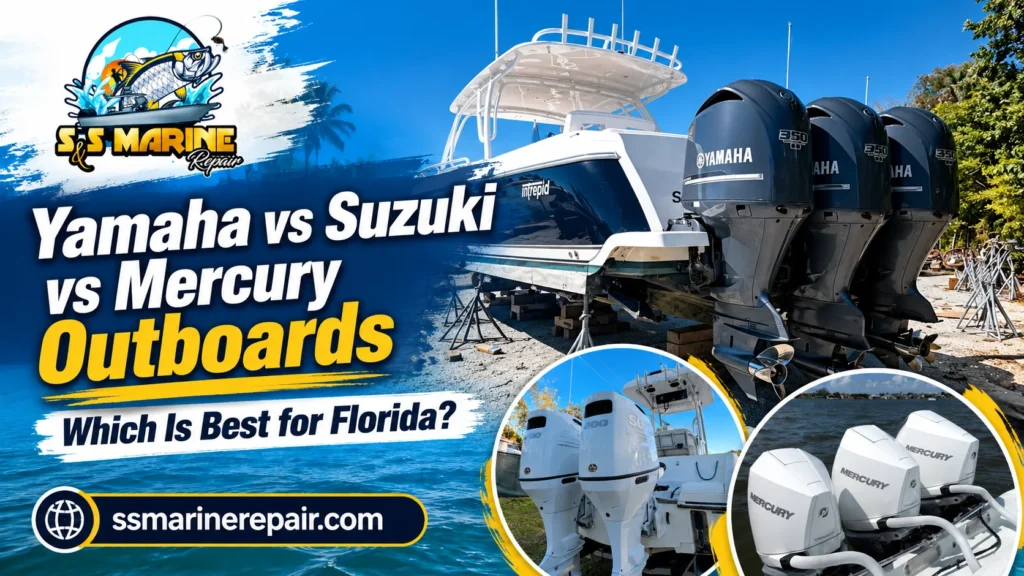 Yamaha, Suzuki, and Mercury outboard motors compared for Florida boaters